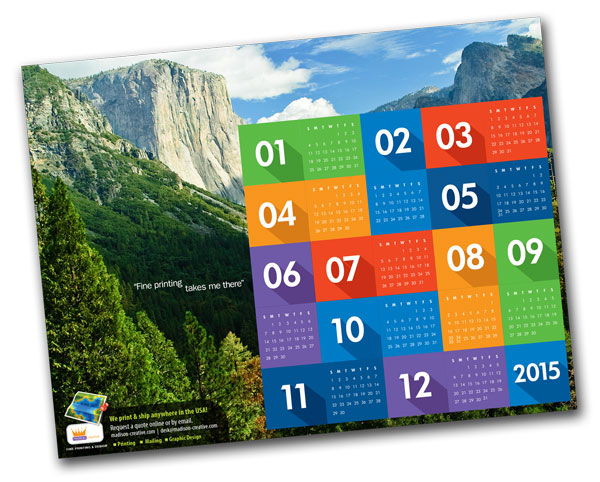 Madison Creative 2015 Calendar - order now