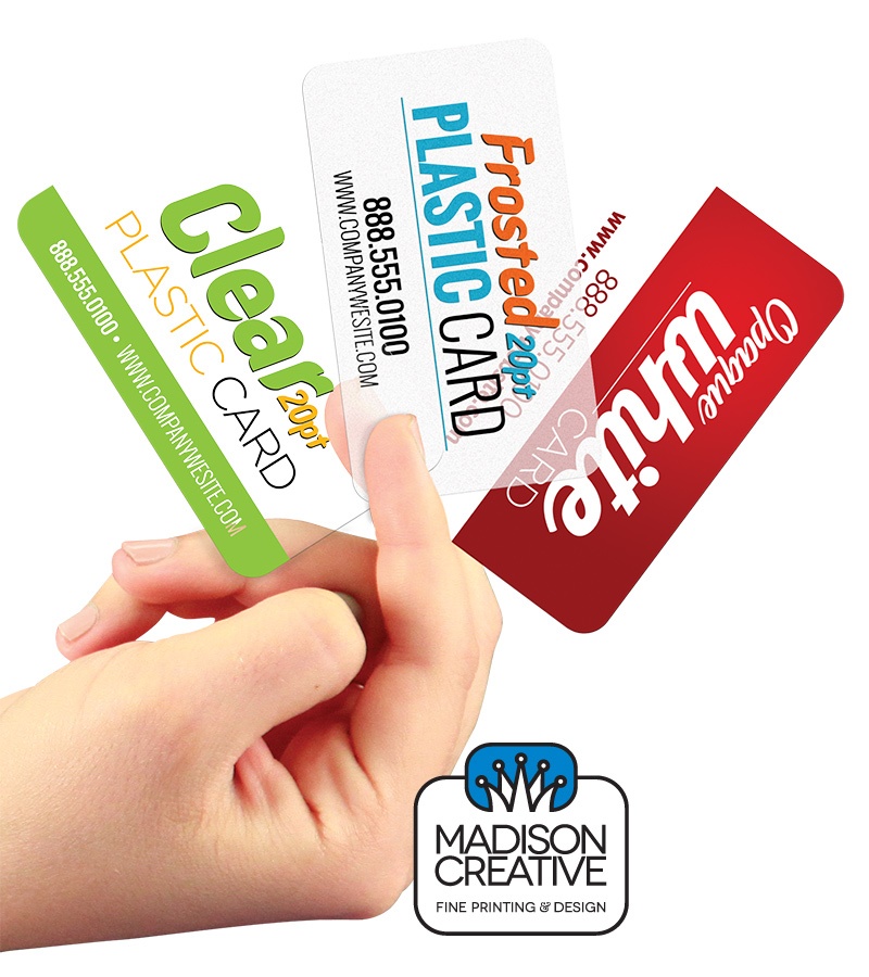 Frosted Plastic Business Card Printing, Print Custom Frosted Plastic  Business Cards Online